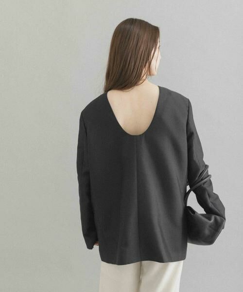 URBAN RESEARCH ROSSO / アーバンリサーチ ロッソ シャツ・ブラウス | UNiPH　シルクウールツイルプルオーバー | 詳細3