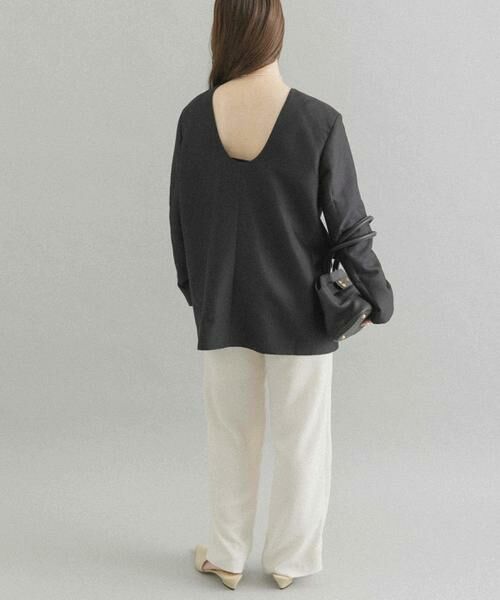 URBAN RESEARCH ROSSO / アーバンリサーチ ロッソ シャツ・ブラウス | UNiPH　シルクウールツイルプルオーバー | 詳細7