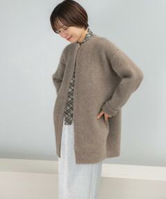 URBAN RESEARCH ROSSO / アーバンリサーチ ロッソ カーディガン・ボレロ | ELENDEEK　CREW-NECK RACCOON MIX WCARDIGAN