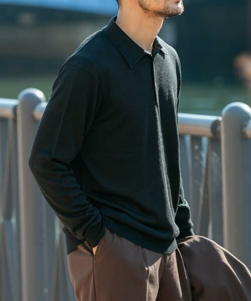 URBAN RESEARCH ROSSO / アーバンリサーチ ロッソ ニット・セーター | 『XLサイズあり』『UR TECH』ハイゲージニットポロシャツ | 詳細16