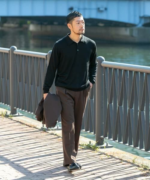 URBAN RESEARCH ROSSO / アーバンリサーチ ロッソ ニット・セーター | 『XLサイズあり』『UR TECH』ハイゲージニットポロシャツ | 詳細18