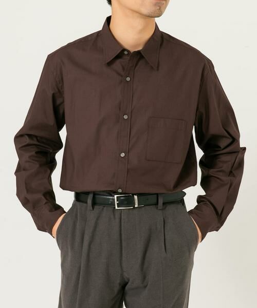 URBAN RESEARCH ROSSO / アーバンリサーチ ロッソ シャツ・ブラウス | 『XLサイズあり』ハイパフォーマンスブロードレギュラーカラーシャツ | 詳細1