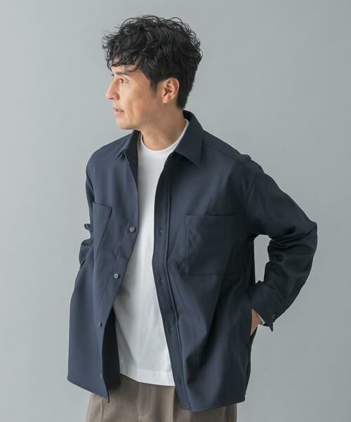 URBAN RESEARCH ROSSO/アーバンリサーチ ロッソ 『静電気防止』『XLサイズあり』アーバンリラックスソフトツイルポケットシャツ ネイビー XL URBAN RESEARCH ROSSO/アーバンリサーチ ロッソ 『静電気防止』『XLサイズあり』アーバンリラックスソフトツイルポケットシャツ ネイビー XL