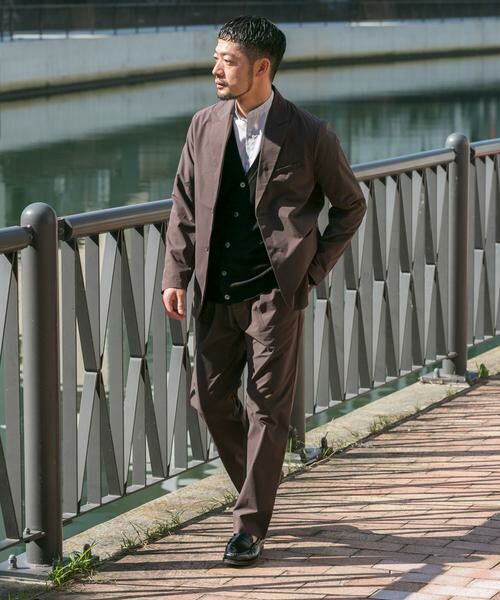 URBAN RESEARCH ROSSO/アーバンリサーチ ロッソ 『XLサイズあり』アーバンリラックスSORONAセットアップ ブラウン L