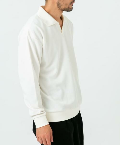 URBAN RESEARCH ROSSO / アーバンリサーチ ロッソ ポロシャツ | ダブルフェイスサーマルスキッパーポロシャツ | 詳細8