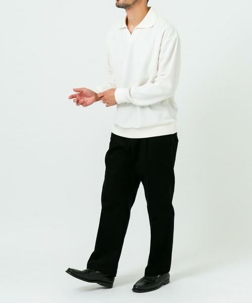 URBAN RESEARCH ROSSO / アーバンリサーチ ロッソ ポロシャツ | ダブルフェイスサーマルスキッパーポロシャツ | 詳細9