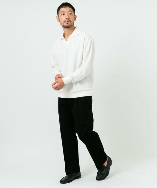 URBAN RESEARCH ROSSO / アーバンリサーチ ロッソ ポロシャツ | ダブルフェイスサーマルスキッパーポロシャツ | 詳細12