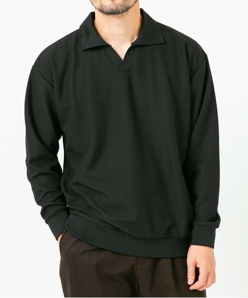 URBAN RESEARCH ROSSO / アーバンリサーチ ロッソ ポロシャツ | ダブルフェイスサーマルスキッパーポロシャツ | 詳細15