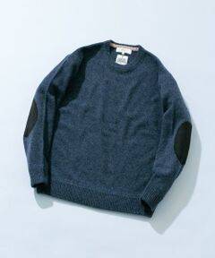 URBAN RESEARCH ROSSO / アーバンリサーチ ロッソ ニット・セーター | 『XLサイズあり』ハミルトンラムズウールエルボーパッチニット
