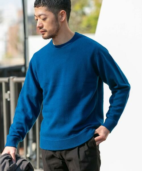URBAN RESEARCH ROSSO / アーバンリサーチ ロッソ ニット・セーター | 『XLサイズあり』ハミルトンラムズウールエルボーパッチニット | 詳細1
