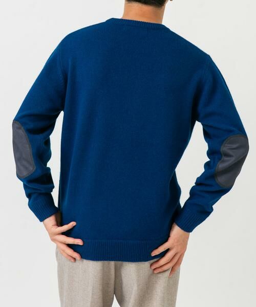 URBAN RESEARCH ROSSO / アーバンリサーチ ロッソ ニット・セーター | 『XLサイズあり』ハミルトンラムズウールエルボーパッチニット | 詳細10