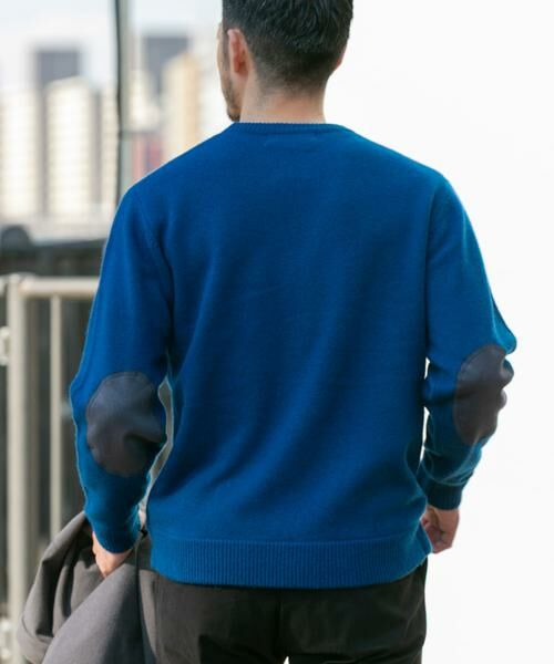 URBAN RESEARCH ROSSO / アーバンリサーチ ロッソ ニット・セーター | 『XLサイズあり』ハミルトンラムズウールエルボーパッチニット | 詳細3