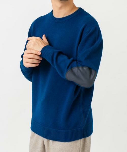 URBAN RESEARCH ROSSO / アーバンリサーチ ロッソ ニット・セーター | 『XLサイズあり』ハミルトンラムズウールエルボーパッチニット | 詳細9