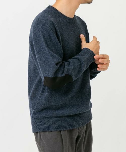 URBAN RESEARCH ROSSO / アーバンリサーチ ロッソ ニット・セーター | 『XLサイズあり』ハミルトンラムズウールエルボーパッチニット | 詳細30