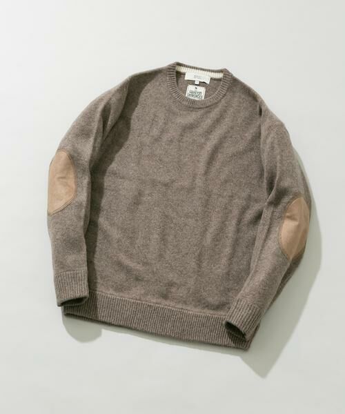 URBAN RESEARCH ROSSO/アーバンリサーチ ロッソ 『XLサイズあり』ハミルトンラムズウールエルボーパッチニット ベージュ系その他 XL URBAN RESEARCH ROSSO/アーバンリサーチ ロッソ 『XLサイズあり』ハミルトンラムズウールエルボーパッチニット ベージュ系その他 XL