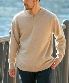 URBAN RESEARCH ROSSO / アーバンリサーチ ロッソ ニット・セーター | 『XLサイズあり』ハミルトンラムズウールVネックニット