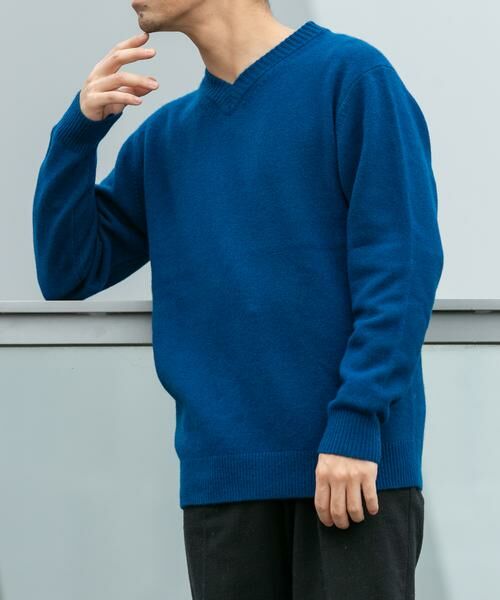 URBAN RESEARCH ROSSO / アーバンリサーチ ロッソ ニット・セーター | 『XLサイズあり』ハミルトンラムズウールVネックニット | 詳細2
