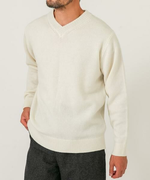 URBAN RESEARCH ROSSO / アーバンリサーチ ロッソ ニット・セーター | 『XLサイズあり』ハミルトンラムズウールVネックニット | 詳細26
