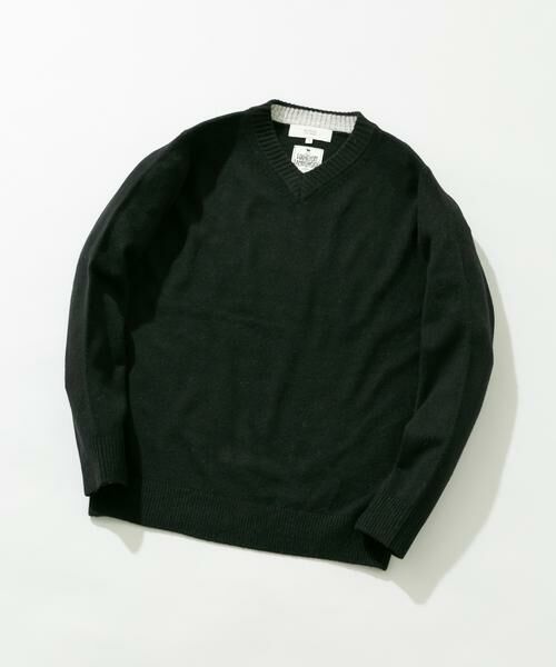 URBAN RESEARCH ROSSO/アーバンリサーチ ロッソ 『XLサイズあり』ハミルトンラムズウールVネックニット ブラック XL