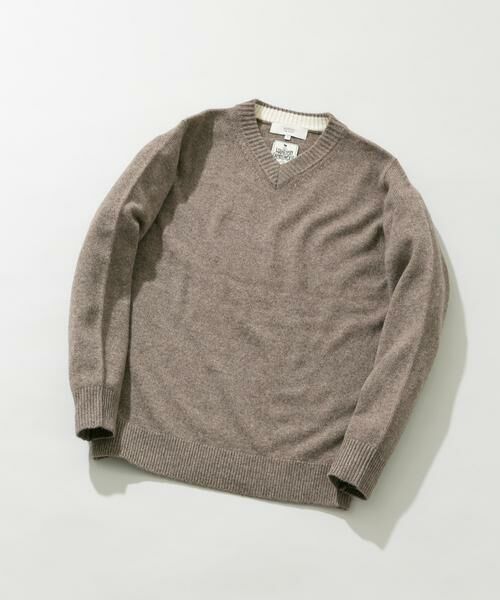 URBAN RESEARCH ROSSO/アーバンリサーチ ロッソ 『XLサイズあり』ハミルトンラムズウールVネックニット ベージュ系その他 L