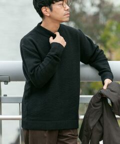 URBAN RESEARCH ROSSO / アーバンリサーチ ロッソ ニット・セーター | 『XLサイズあり』ハミルトンウールガーター編みモックネックプルオーバー