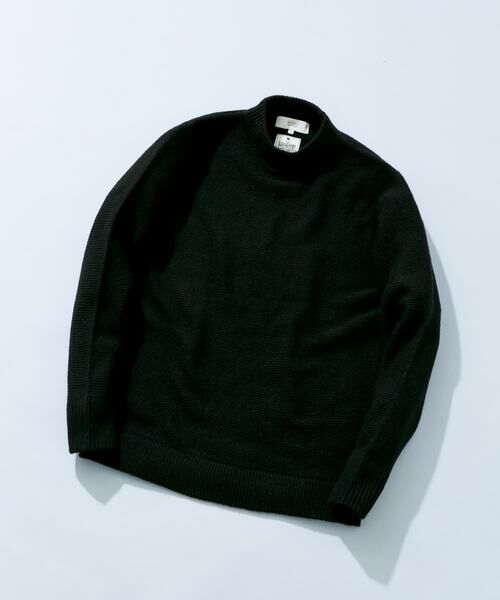 URBAN RESEARCH ROSSO / アーバンリサーチ ロッソ ニット・セーター | 『XLサイズあり』ハミルトンウールガーター編みモックネックプルオーバー | 詳細12