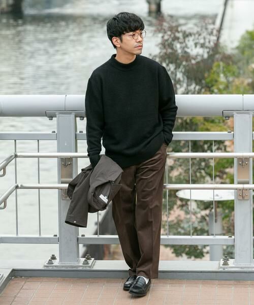 URBAN RESEARCH ROSSO / アーバンリサーチ ロッソ ニット・セーター | 『XLサイズあり』ハミルトンウールガーター編みモックネックプルオーバー | 詳細4