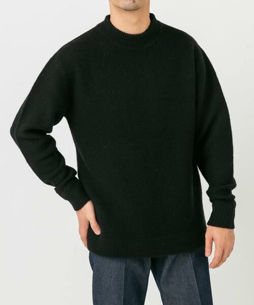 URBAN RESEARCH ROSSO / アーバンリサーチ ロッソ ニット・セーター | 『XLサイズあり』ハミルトンウールガーター編みモックネックプルオーバー | 詳細6