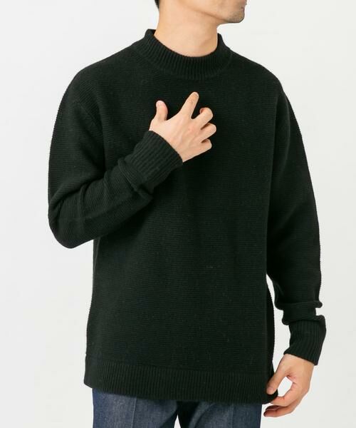 URBAN RESEARCH ROSSO / アーバンリサーチ ロッソ ニット・セーター | 『XLサイズあり』ハミルトンウールガーター編みモックネックプルオーバー | 詳細7