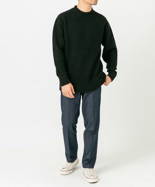 URBAN RESEARCH ROSSO / アーバンリサーチ ロッソ ニット・セーター | 『XLサイズあり』ハミルトンウールガーター編みモックネックプルオーバー | 詳細9