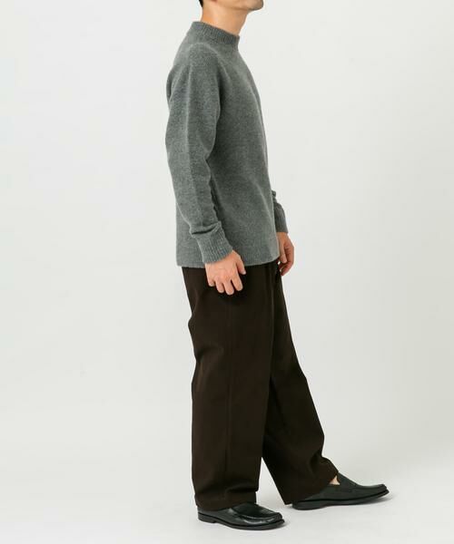 URBAN RESEARCH ROSSO / アーバンリサーチ ロッソ ニット・セーター | 『XLサイズあり』ハミルトンウールガーター編みモックネックプルオーバー | 詳細25