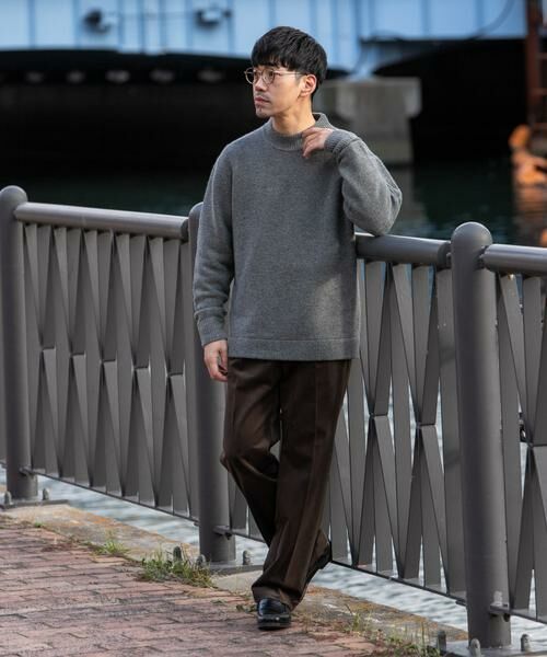 URBAN RESEARCH ROSSO / アーバンリサーチ ロッソ ニット・セーター | 『XLサイズあり』ハミルトンウールガーター編みモックネックプルオーバー | 詳細18