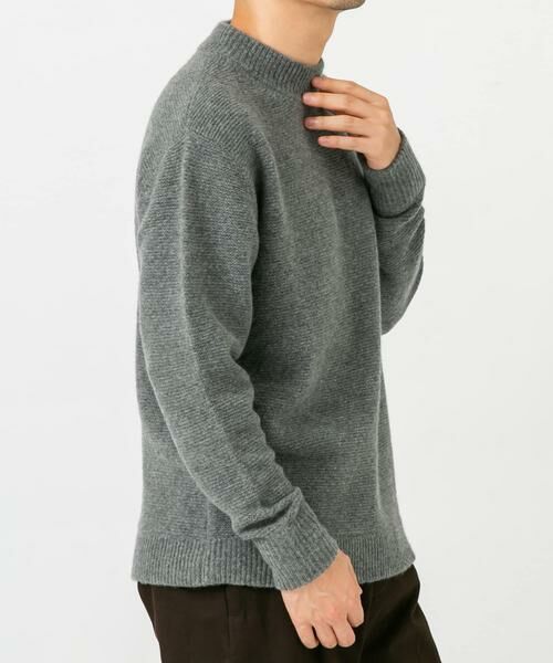 URBAN RESEARCH ROSSO / アーバンリサーチ ロッソ ニット・セーター | 『XLサイズあり』ハミルトンウールガーター編みモックネックプルオーバー | 詳細22