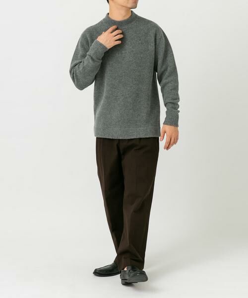 URBAN RESEARCH ROSSO / アーバンリサーチ ロッソ ニット・セーター | 『XLサイズあり』ハミルトンウールガーター編みモックネックプルオーバー | 詳細24