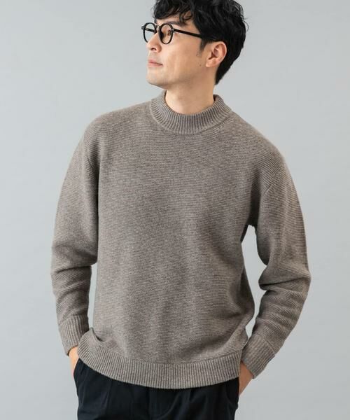 URBAN RESEARCH ROSSO / アーバンリサーチ ロッソ ニット・セーター | 『XLサイズあり』ハミルトンウールガーター編みモックネックプルオーバー | 詳細30