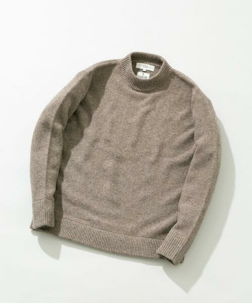 URBAN RESEARCH ROSSO/アーバンリサーチ ロッソ 『XLサイズあり』ハミルトンウールガーター編みモックネックプルオーバー グレー系その他 M