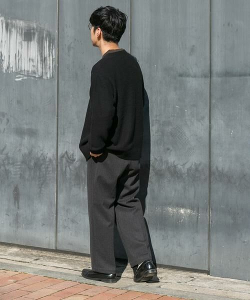 URBAN RESEARCH ROSSO / アーバンリサーチ ロッソ カーディガン・ボレロ | 『XLサイズあり』ハミルトンウールガーター編みVネックカーディガン | 詳細5
