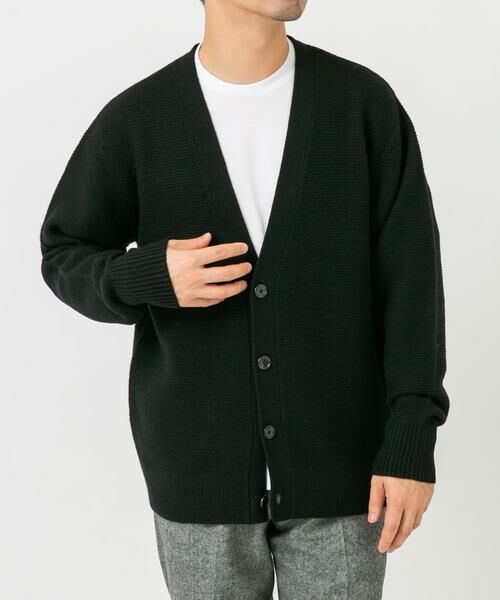 URBAN RESEARCH ROSSO / アーバンリサーチ ロッソ カーディガン・ボレロ | 『XLサイズあり』ハミルトンウールガーター編みVネックカーディガン | 詳細6