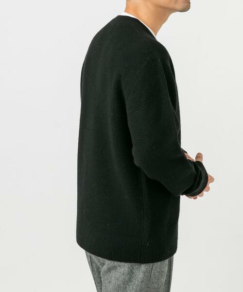 URBAN RESEARCH ROSSO / アーバンリサーチ ロッソ カーディガン・ボレロ | 『XLサイズあり』ハミルトンウールガーター編みVネックカーディガン | 詳細8