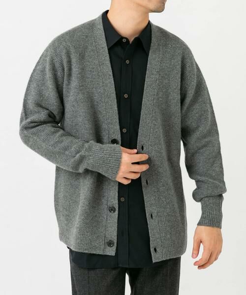 URBAN RESEARCH ROSSO / アーバンリサーチ ロッソ カーディガン・ボレロ | 『XLサイズあり』ハミルトンウールガーター編みVネックカーディガン | 詳細26