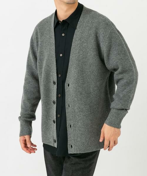 URBAN RESEARCH ROSSO / アーバンリサーチ ロッソ カーディガン・ボレロ | 『XLサイズあり』ハミルトンウールガーター編みVネックカーディガン | 詳細27