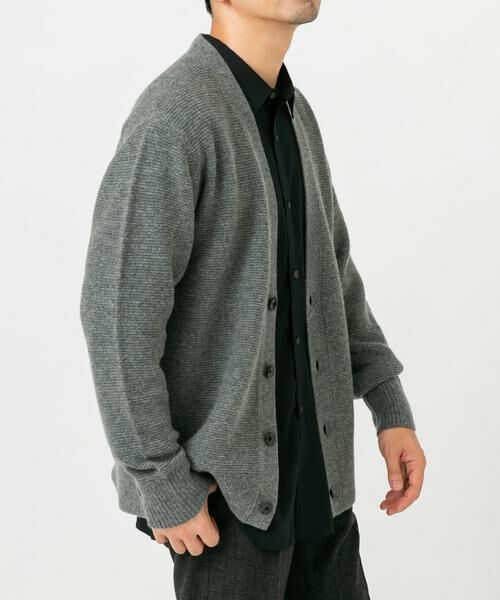 URBAN RESEARCH ROSSO / アーバンリサーチ ロッソ カーディガン・ボレロ | 『XLサイズあり』ハミルトンウールガーター編みVネックカーディガン | 詳細28