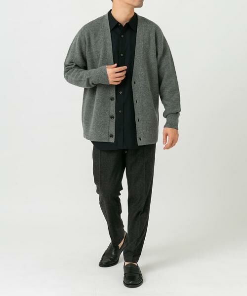 URBAN RESEARCH ROSSO / アーバンリサーチ ロッソ カーディガン・ボレロ | 『XLサイズあり』ハミルトンウールガーター編みVネックカーディガン | 詳細29