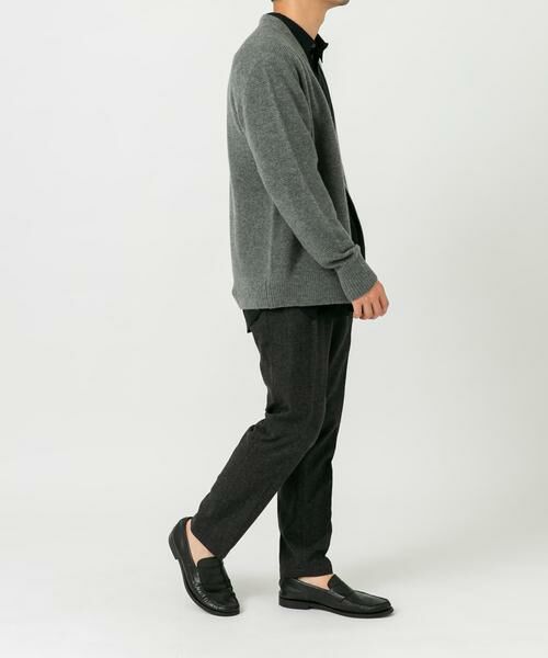 URBAN RESEARCH ROSSO / アーバンリサーチ ロッソ カーディガン・ボレロ | 『XLサイズあり』ハミルトンウールガーター編みVネックカーディガン | 詳細30