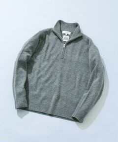 URBAN RESEARCH ROSSO / アーバンリサーチ ロッソ ニット・セーター | 『XLサイズあり』ハミルトンラムズウールハーフジップニット
