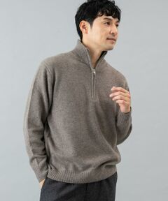 URBAN RESEARCH ROSSO / アーバンリサーチ ロッソ ニット・セーター | 『XLサイズあり』ハミルトンラムズウールハーフジップニット