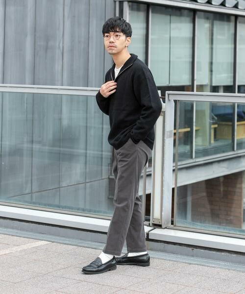 URBAN RESEARCH ROSSO / アーバンリサーチ ロッソ ニット・セーター | 『XLサイズあり』ハミルトンラムズウールハーフジップニット | 詳細3