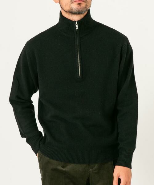 URBAN RESEARCH ROSSO / アーバンリサーチ ロッソ ニット・セーター | 『XLサイズあり』ハミルトンラムズウールハーフジップニット | 詳細5