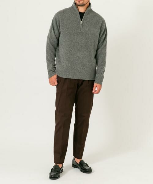 URBAN RESEARCH ROSSO / アーバンリサーチ ロッソ ニット・セーター | 『XLサイズあり』ハミルトンラムズウールハーフジップニット | 詳細18