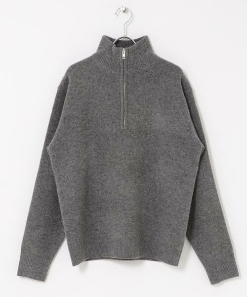 URBAN RESEARCH ROSSO / アーバンリサーチ ロッソ ニット・セーター | 『XLサイズあり』ハミルトンラムズウールハーフジップニット | 詳細20